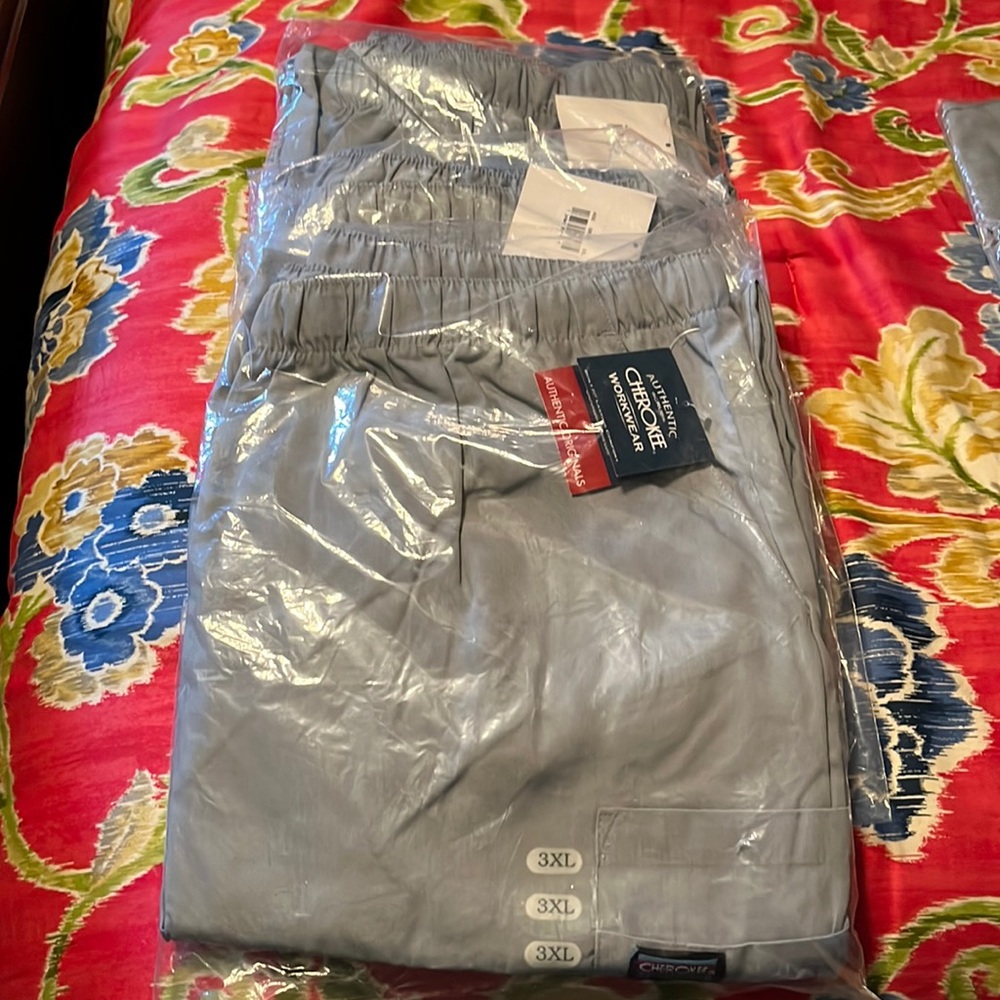 Cherokee workwear grey scrub pants